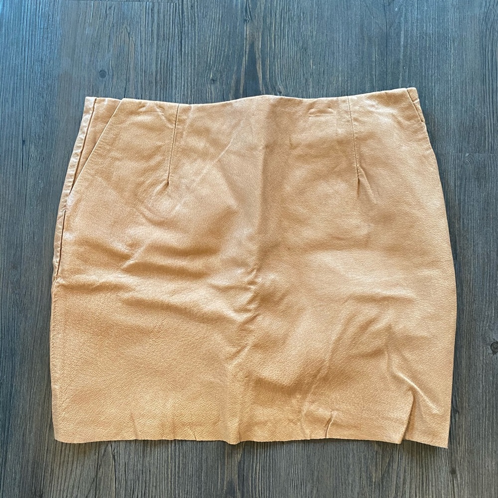 Leather Mini Skirt